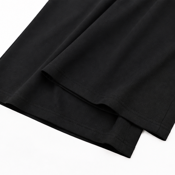 Wearbella – Spodnie z szerokimi nogawkami i wysokim stanem z marszczoną talią