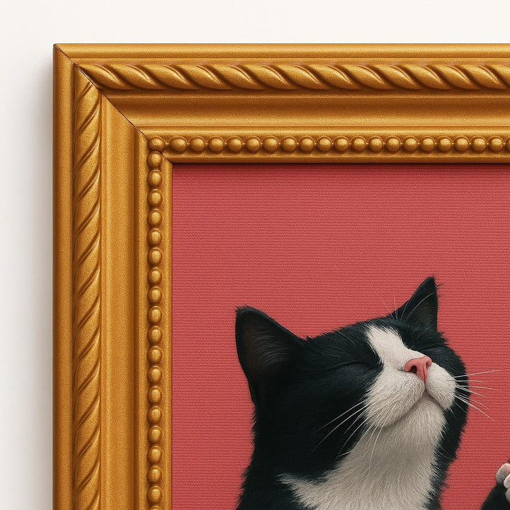 Meowments - Dekoracyjne Magnesy Ramkowe z Kotami