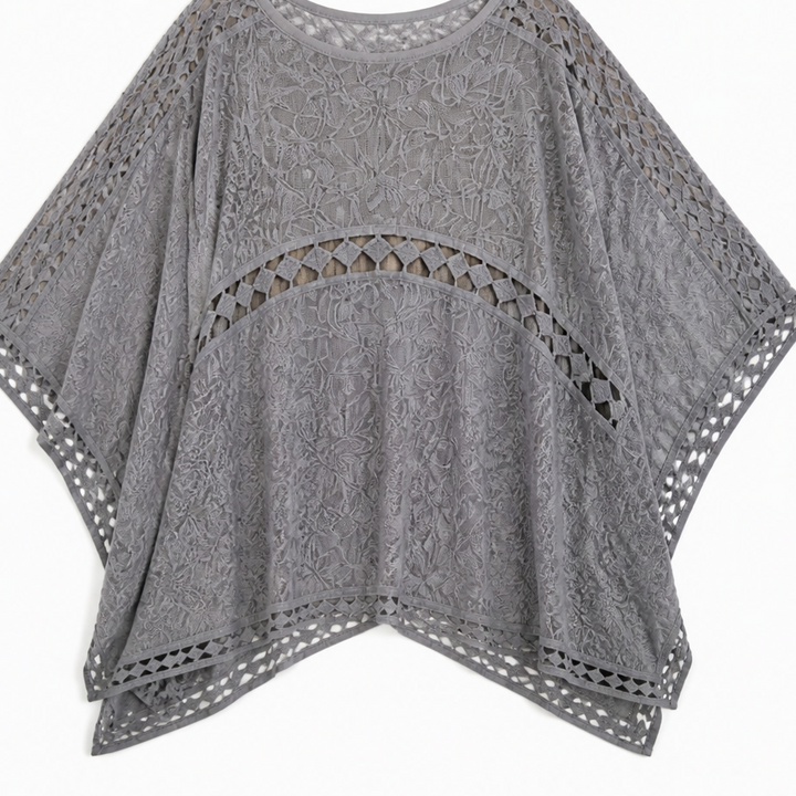 Wearbella – Kardigan z koronkowym wykończeniem, otwarty z przodu
