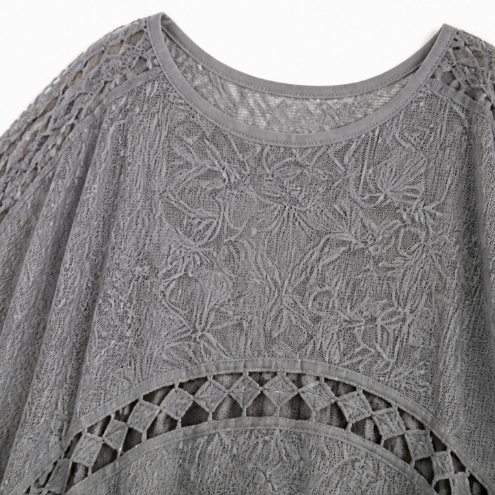Wearbella – Kardigan z koronkowym wykończeniem, otwarty z przodu