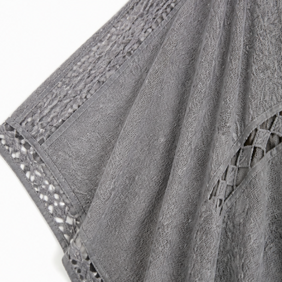Wearbella – Kardigan z koronkowym wykończeniem, otwarty z przodu