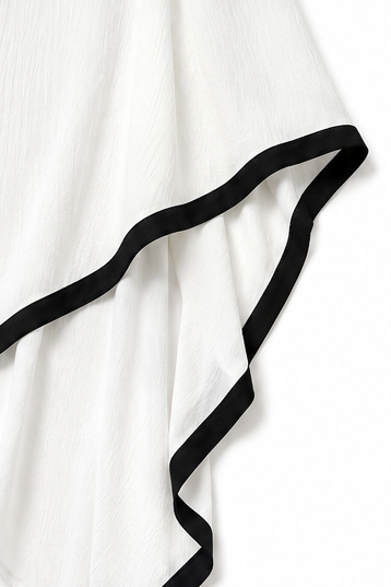 Wearbella – Tunika z asymetrycznym dołem i zestaw spodni z szerokimi nogawkami