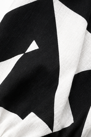Wearlynn – Bluzka z kwadratowym dekoltem w geometryczny wzór