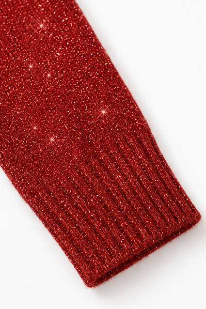 Sparkle – Długi top z dekoltem w łódkę