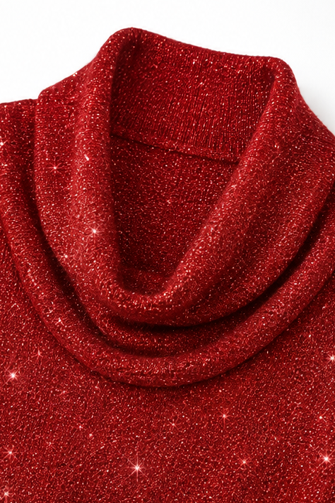 Sparkle – Długi top z dekoltem w łódkę