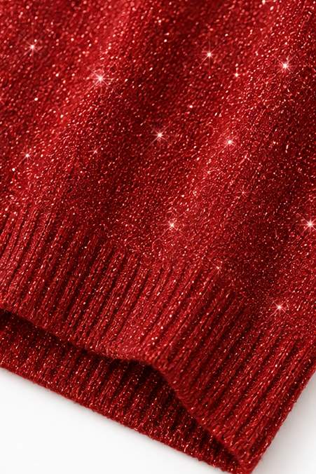 Sparkle – Długi top z dekoltem w łódkę