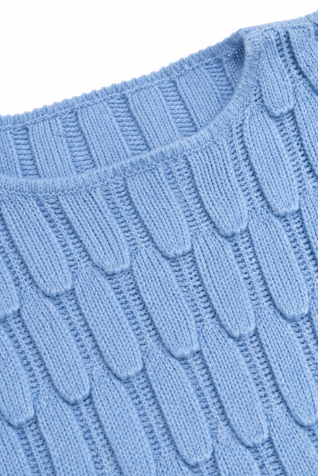 Wearbella – Sweter z wycięciami w liście, oversize