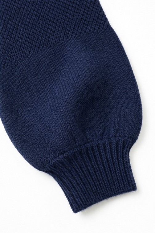 Cozelin – Sweter z prążkowanego dzianiny z opadającymi ramionami w rozmiarze oversize