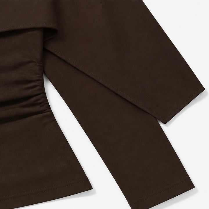 Wearbella – Narzutka z falbaną i rękawami nietoperzami