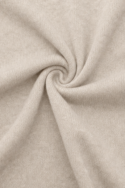 Wearbella – Sweter z falbaniastym wykończeniem przy dekolcie w kształcie litery V