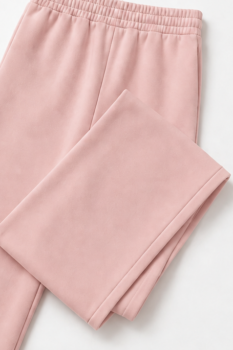 Wearbella – Peleryna z kapturem i zestaw spodni z szerokimi nogawkami