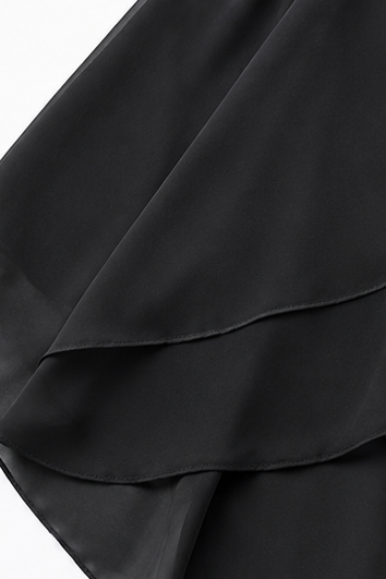 Draperie – Asymetryczny zestaw spodni z szerokimi nogawkami