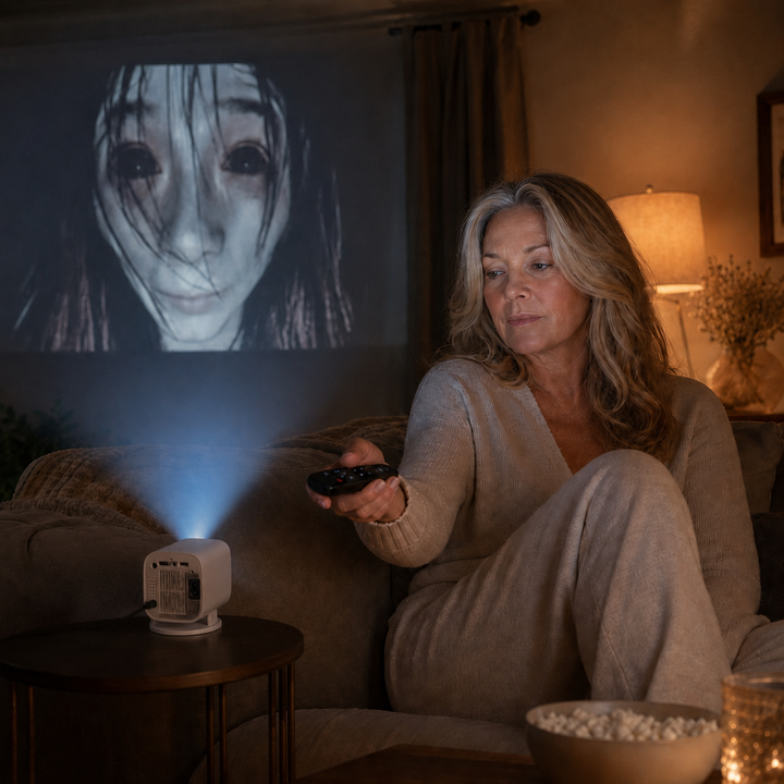 Nightscreen – Animowany Projektor Okienny z Duchami i Potworami