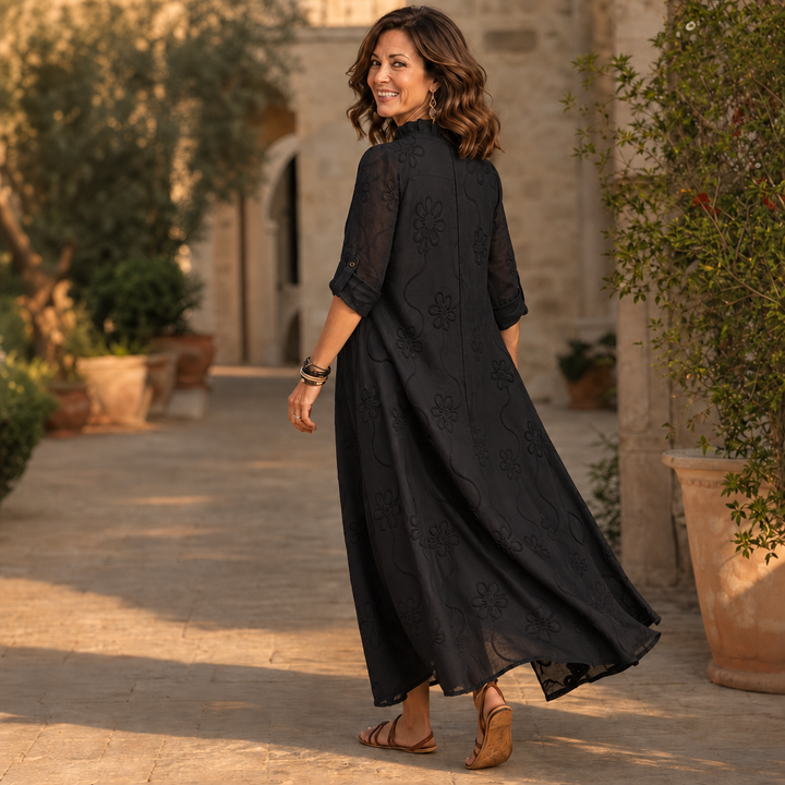 Wearbella – Sukienka Midi w Kwiatowy Wzór