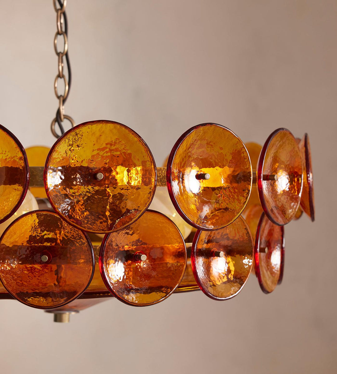 Żyrandol Solaris Disc Murano