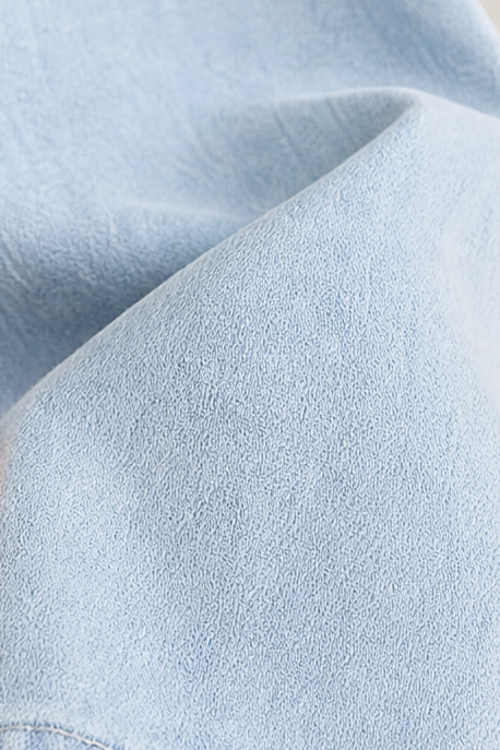 Wearbella – Przesadnie Duża, Miękka Koszula z Dżinsu Chambray