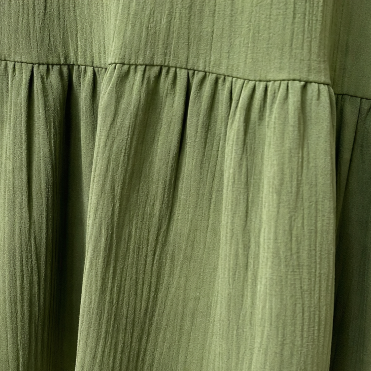 Wearbella – Oversized Biskupa Rękaw Boho Maxi Sukienka