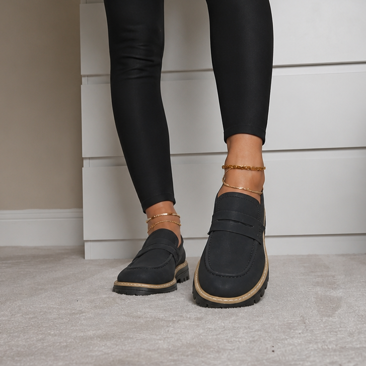 Wearbella – Klasyczne Mokasyny na Grubej Podeszwie
