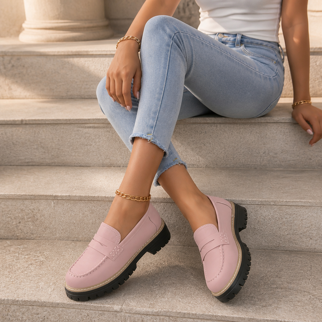 Wearbella – Klasyczne Mokasyny na Grubej Podeszwie