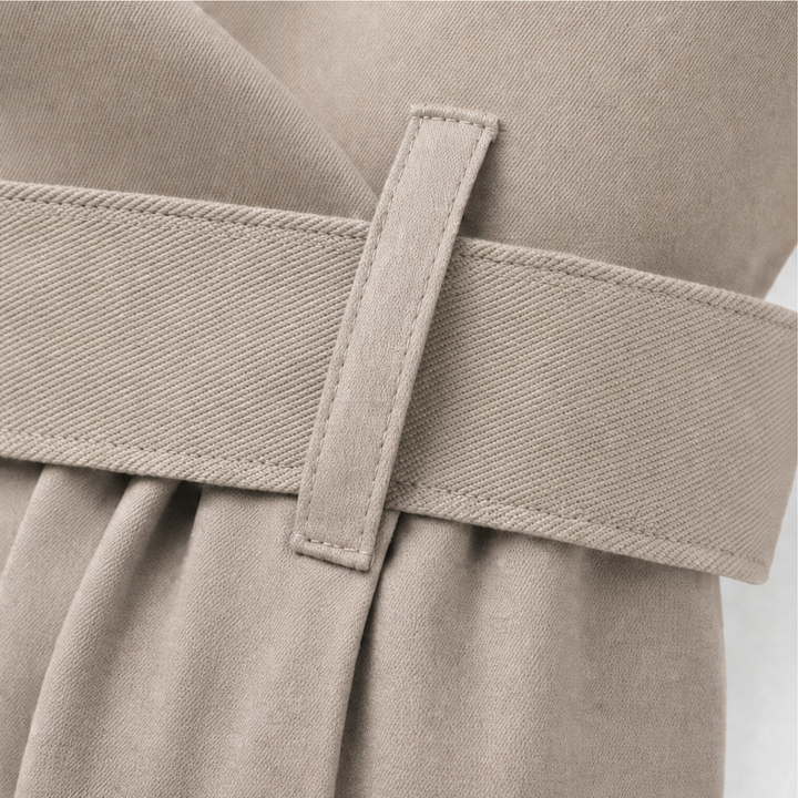 Wearbella – Płaszcz Trench z Paseczkiem i Podwójnym Zapięciem