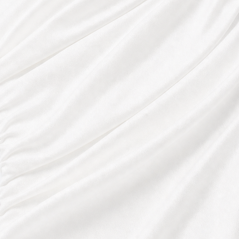 Wearbella – Sukienka midi z siateczkowymi rękawami i stójką