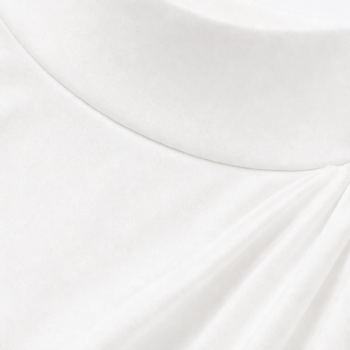 Wearbella – Sukienka midi z siateczkowymi rękawami i stójką