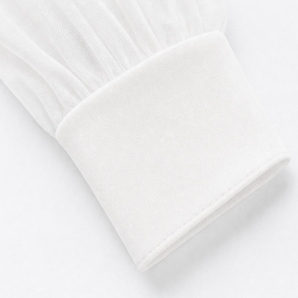 Wearbella – Sukienka midi z siateczkowymi rękawami i stójką