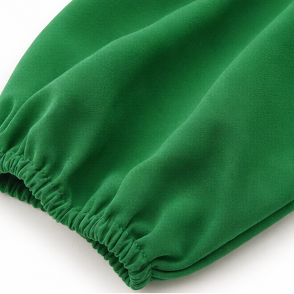 Everdrape – Sukienka maxi z dekoltem w serek i bufkami
