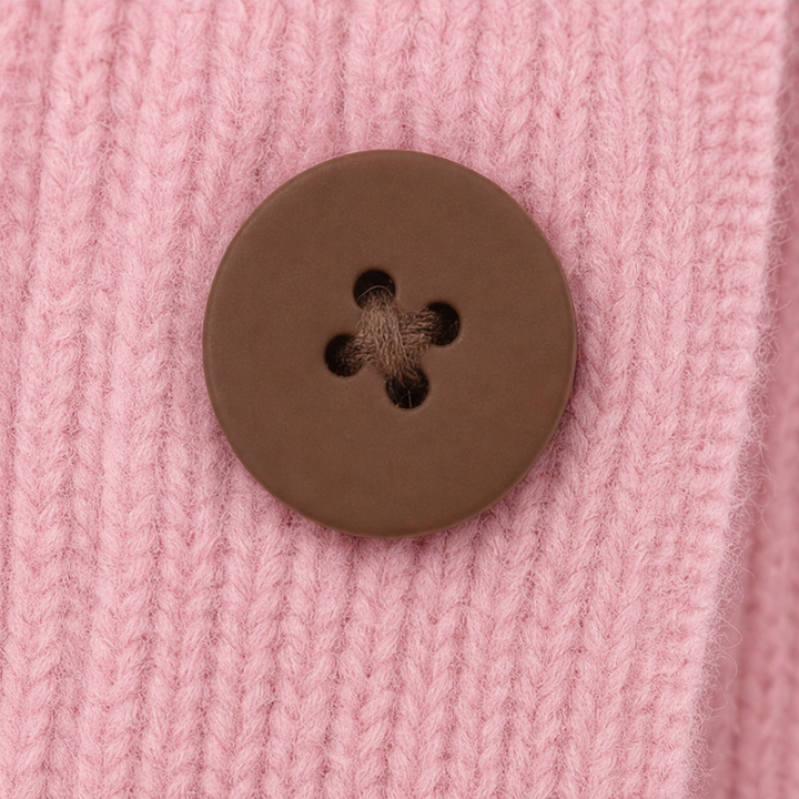 Wearbella – Kardigan z falbaniastym kołnierzem z dzianiny