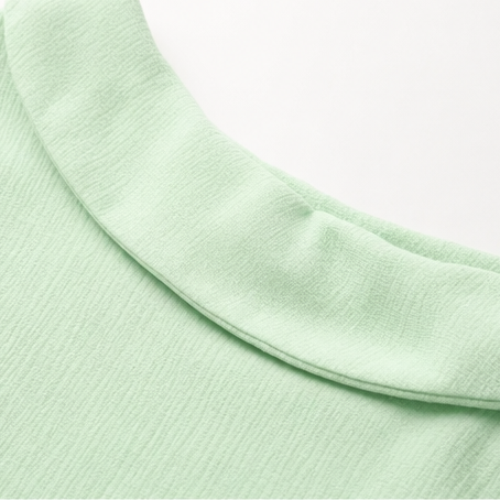 Wearlune – Sukienka midi z dekoltem w łódkę i falbanami