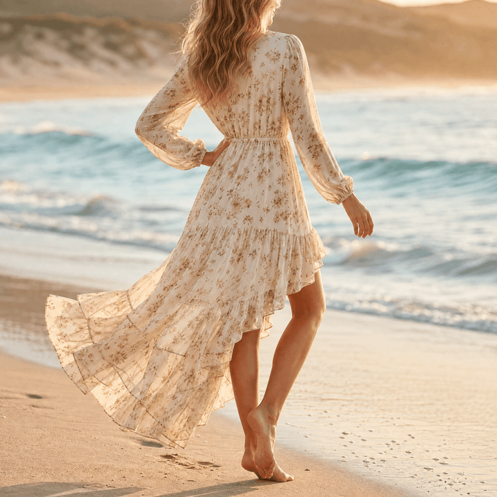 Florenza – Asymetryczna Sukienka Boho Maxi dla Kobiet