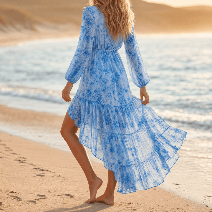Florenza – Asymetryczna Sukienka Boho Maxi dla Kobiet