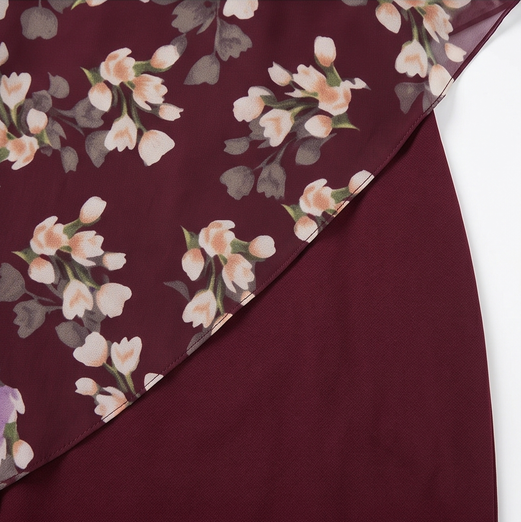 Florevia – Elegancka sukienka z narzutą dla kobiet