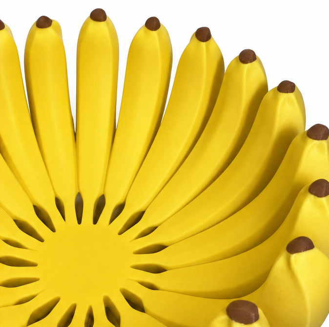 Frutera – Dekoracyjna Miska na Owoce w Kształcie Bananów na Blaty
