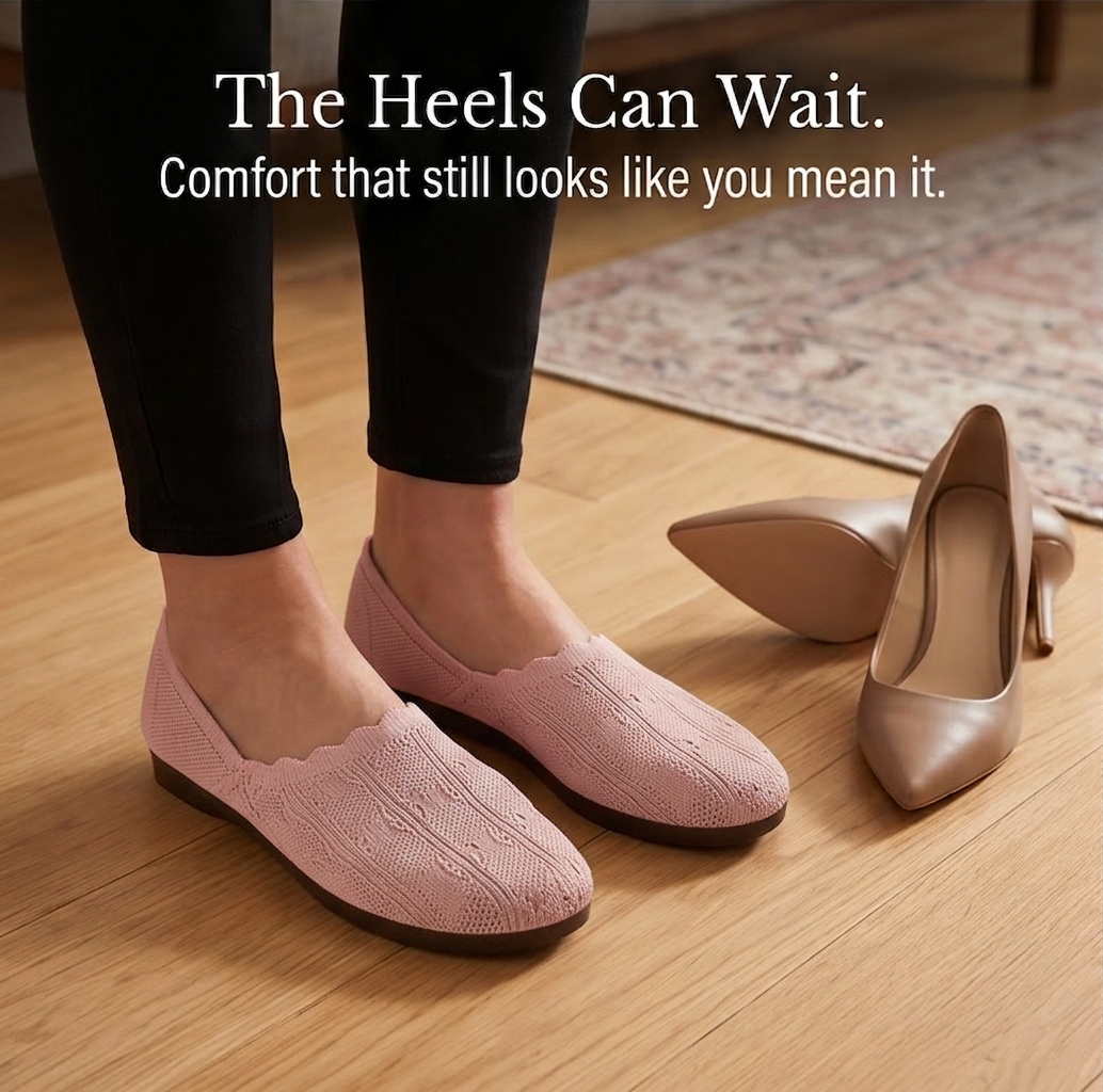 Soflyn – Przewiewne Woven Slip-On Flats