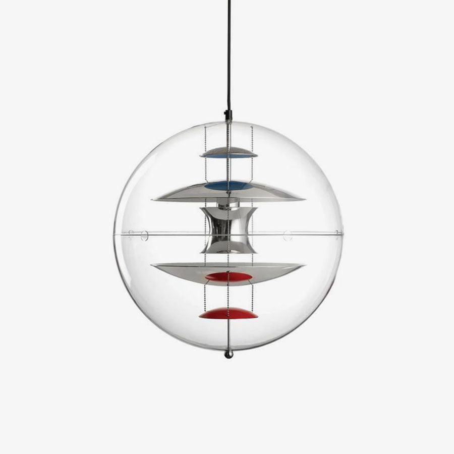 Lampa wisząca w kształcie okrągłej kuli