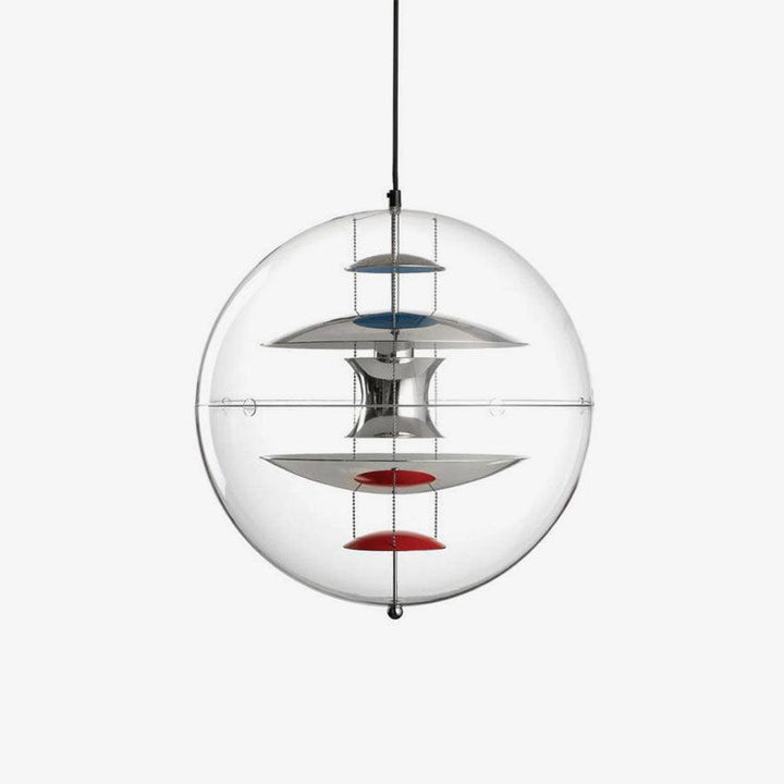 Lampa wisząca w kształcie okrągłej kuli