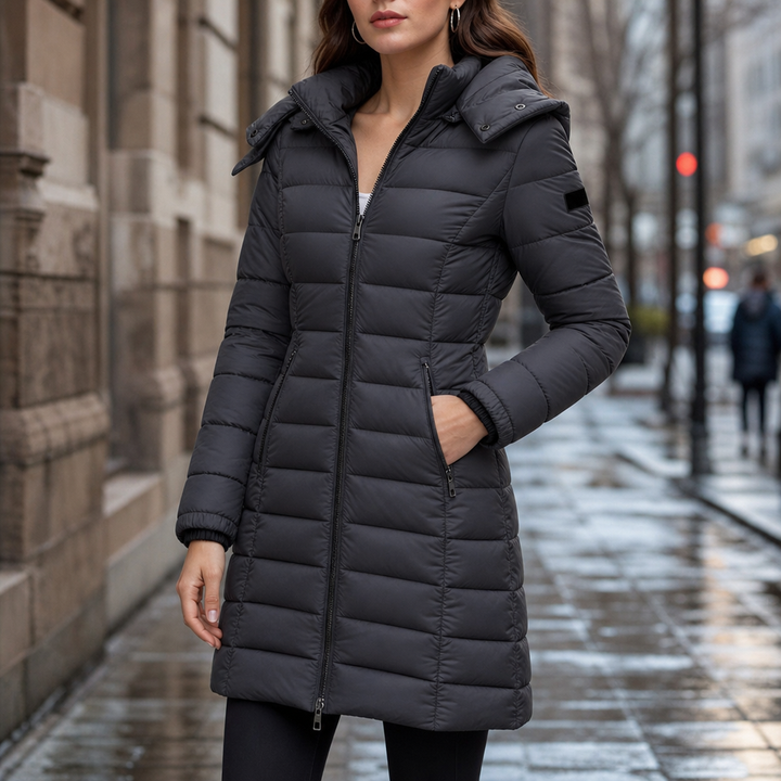 Wearbella – Wypełniona Puchowa Kurtka o Średniej Długości