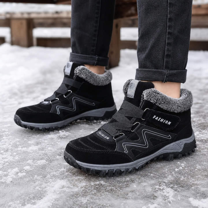 Cozywalk – Botki za kostkę z ociepleniem i antypoślizgową podeszwą