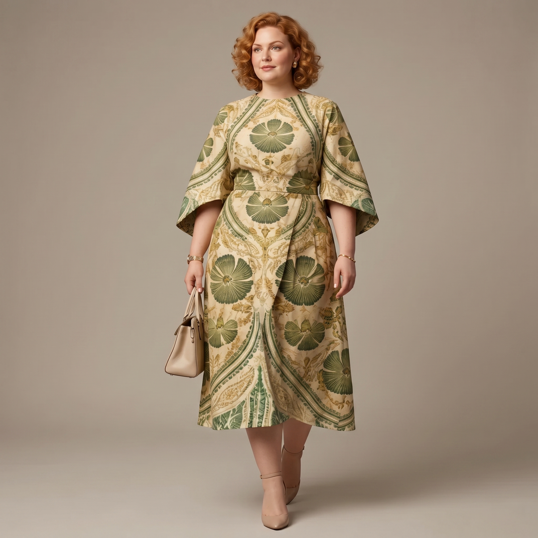 Serenza – Sukienka midi z vintage&