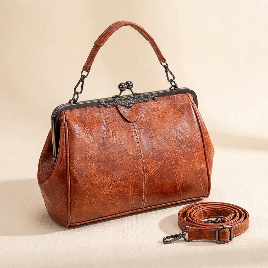 Bellora – Vintage Torebka z Zapięciem na Zamek