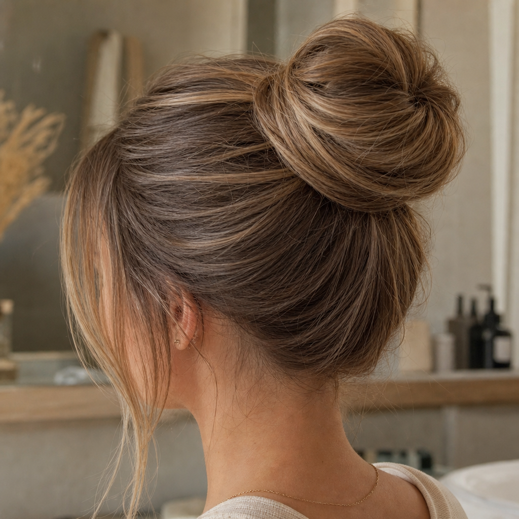 Bunlyn – Skręcony, Messy Bun Zestaw Włosów