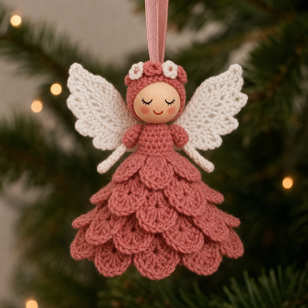 Angelmade – Zestaw do szydełkowania aniołka dla początkujących