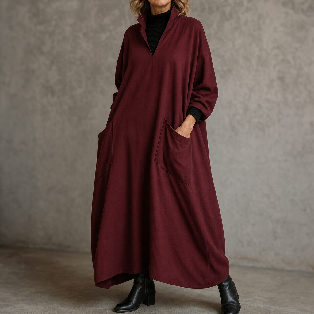 Wearbella – Sukienka Cocoon Taper z Mock Neck