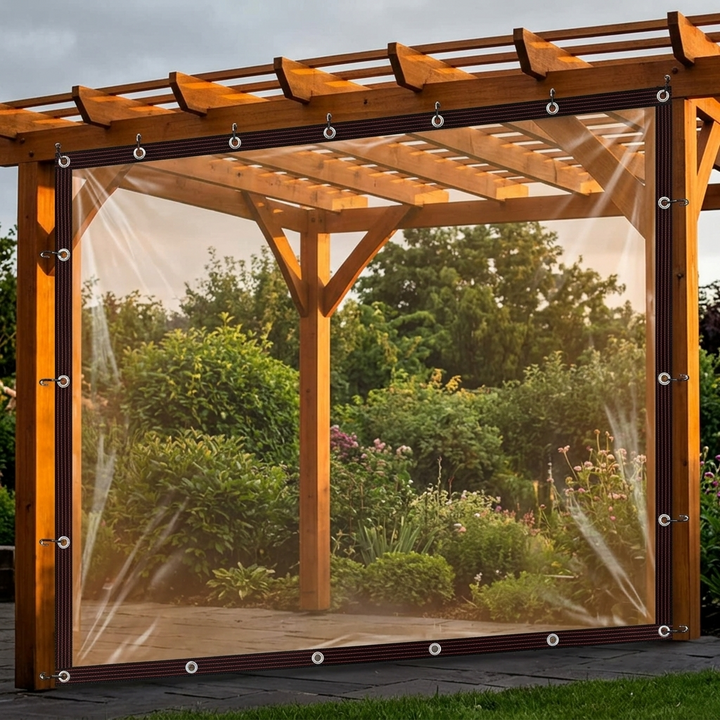 Clearvana – Przezroczysty, wytrzymały tarp na patio