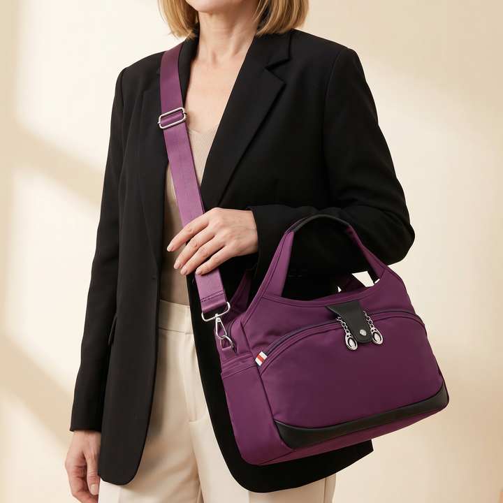 Carryella – Torba na ramię z wieloma kieszeniami i designem przeciwdziałającym kradzieży