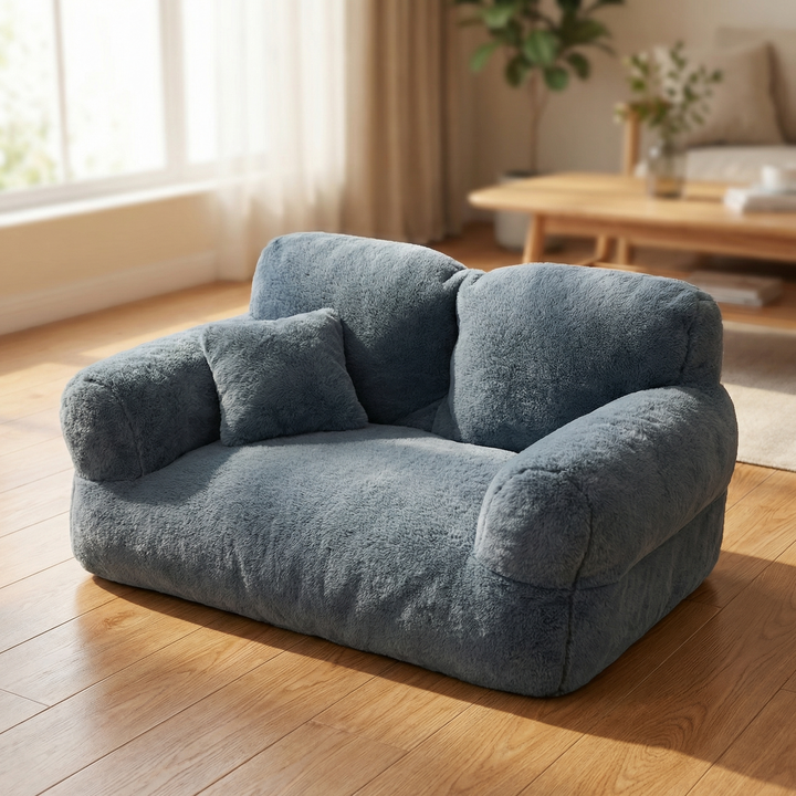Pawluna – Pluszowa Sofa dla Zwierząt z Praniem w Pralce
