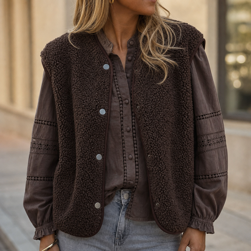 Kamizelka Overra – Bezrękawnik z Pluszowego Fleece