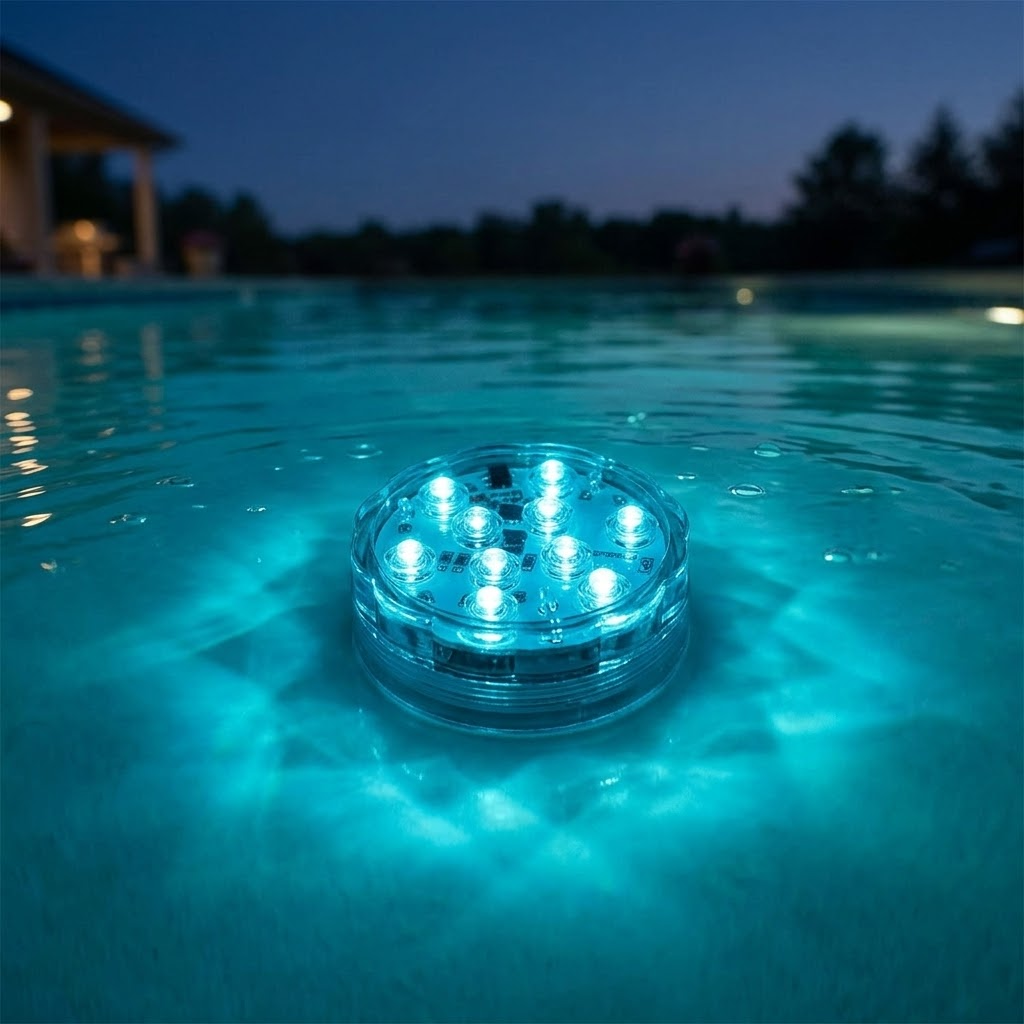 LumaGlow – Podwodna Lampa Basenowa z Pilotem (2 szt.)