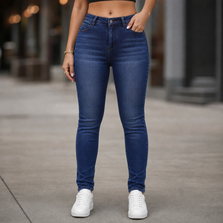Thermabelle – Dżinsy skinny z pluszowym wykończeniem